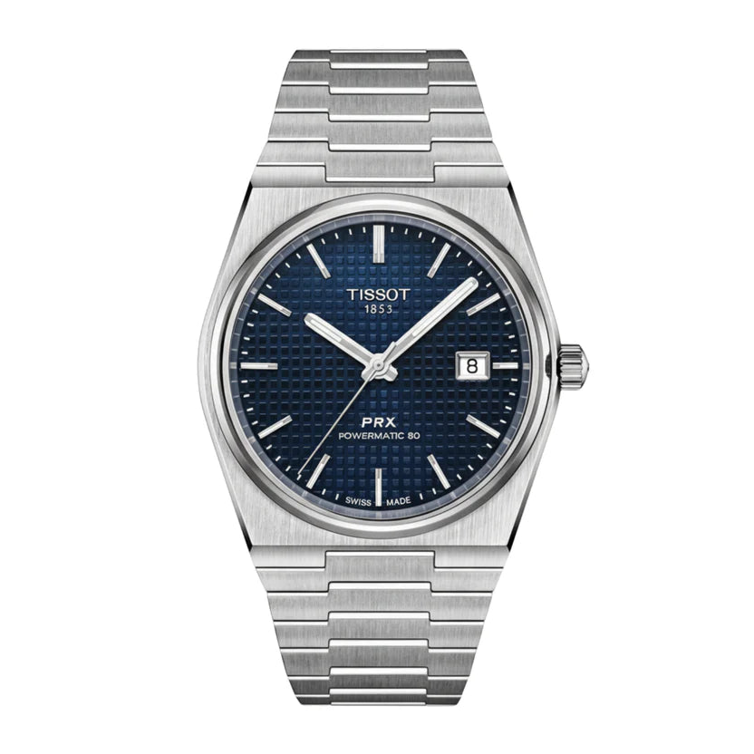 Tissot PRX Powermatic 80 - Montre Automatique Suisse Homme Cadran Bleu