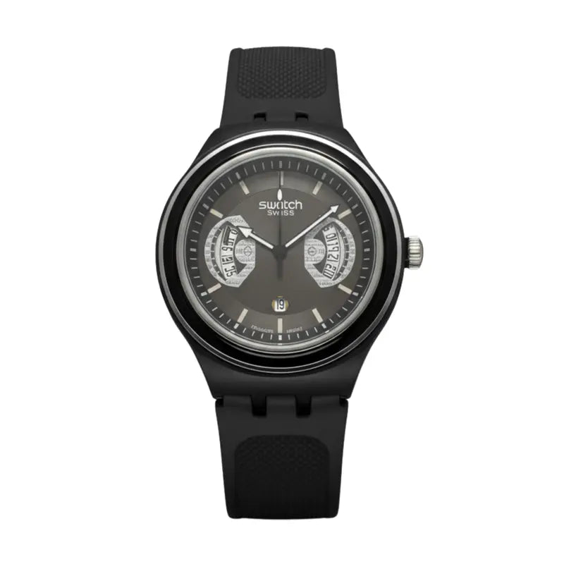 Montre Swatch Chronographe Noire Monochrome