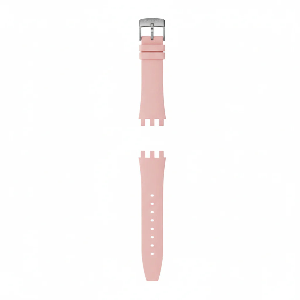 Swatch Pink Crystal Quartz – Elegant Rose Edition (Model: SR-PNK38)