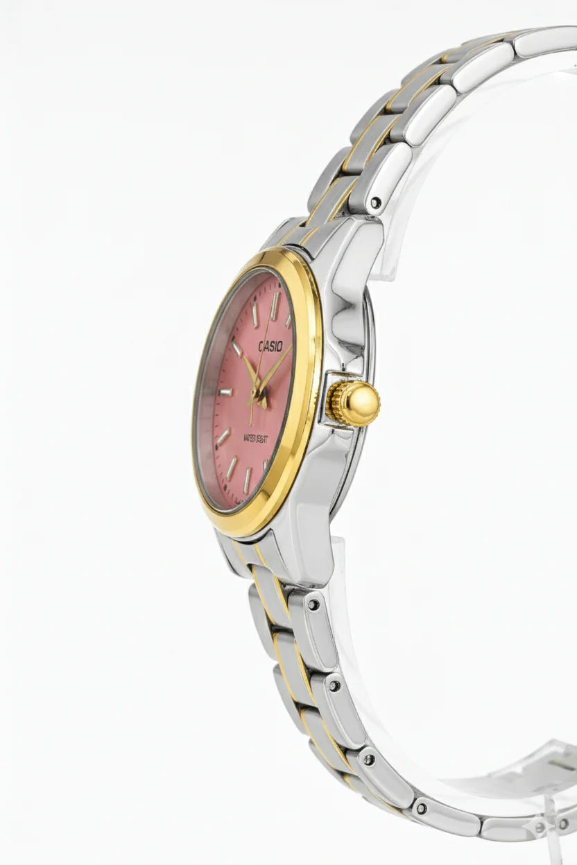 Ouvrir l’image en plein écran Montre Casio Femme Classique Bicolore Rose LTP Ouvrir l’image en plein écran Montre Casio Femme Classique Bicolore Rose LTP Montre Casio Femme Classique Bicolore Rose LTP