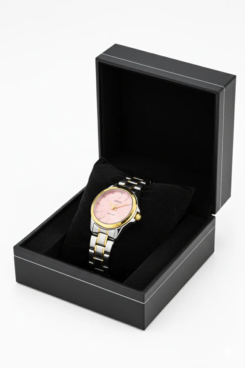Ouvrir l’image en plein écran Montre Casio Femme Classique Bicolore Rose LTP Ouvrir l’image en plein écran Montre Casio Femme Classique Bicolore Rose LTP Montre Casio Femme Classique Bicolore Rose LTP