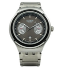 Montre Swatch Irony Chrono Cadran Noir Acier Inoxydable