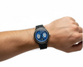 Montre Swatch Chronographe à Bracelet en Caoutchouc Bleu - Sportive et Élégante
